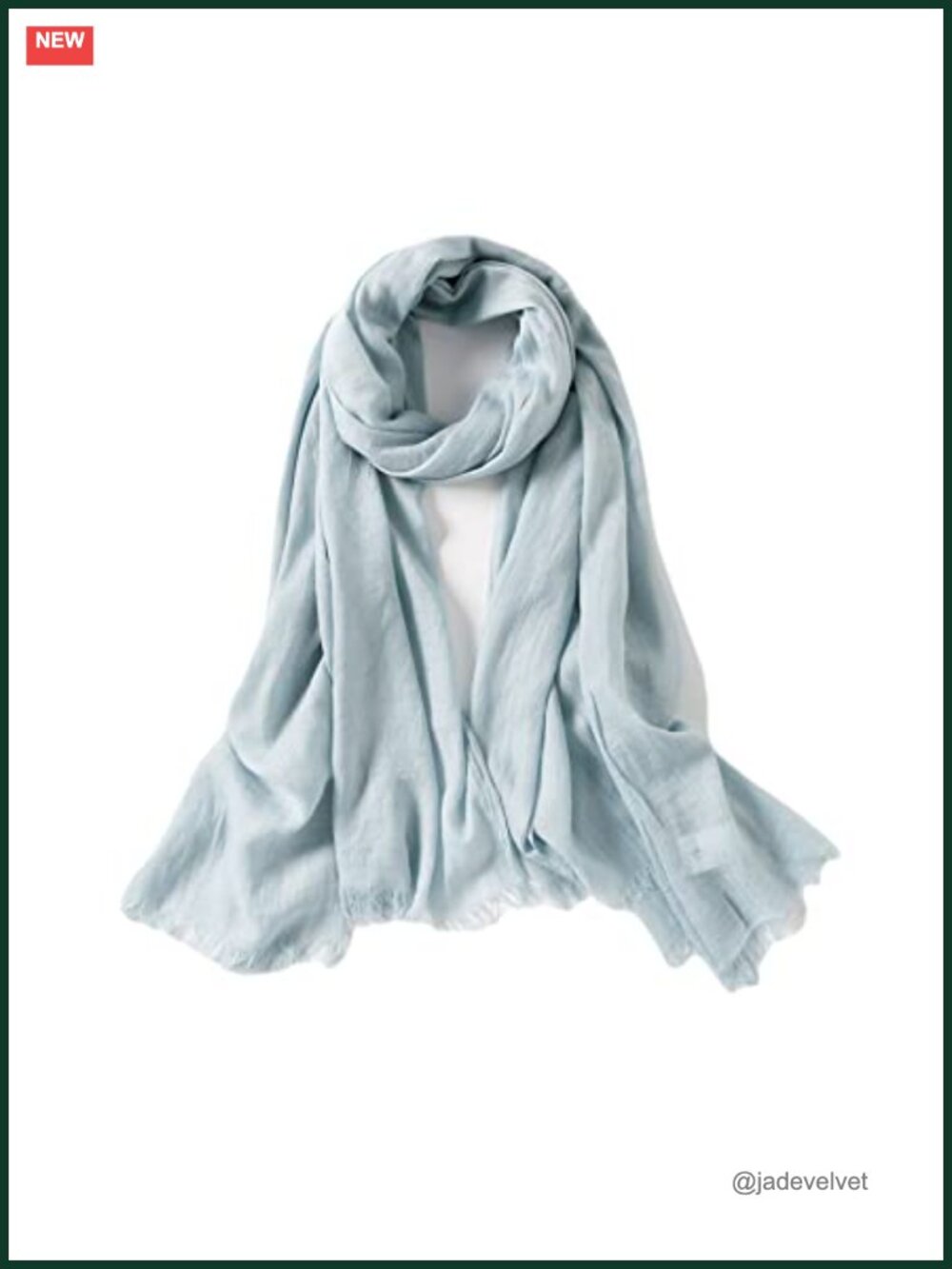 Fringed Solid Shawl Wrap Scarf Women Men Lightweight Travel